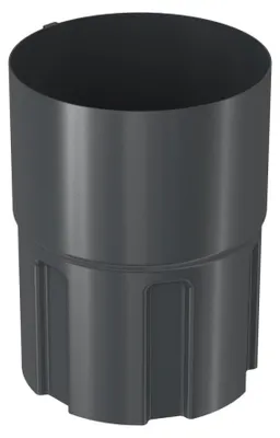 Produktbild von BRYZA Fallrohrverbinder verzinkt Ø 90 mm, Anthrazit RAL 7021