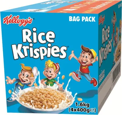 Produktbild von Kellogg's Rice Krispies Classic, 4er pack (4 x 400 g Karton)