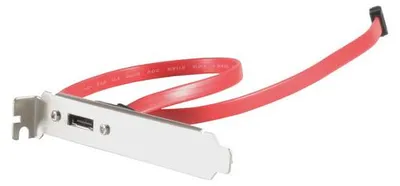 Produktbild von S-ATA zu e-SATA Slotblech 1-PORT incl Kabel
