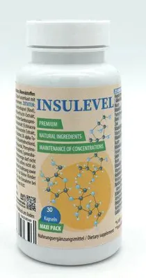 Obrázok produktu pre Insulevel - Prírodná podpora rovnováhy cukru v krvi a metabolizmu (30 kapsúl)