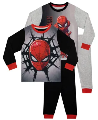 Produktbild von Marvel Jungen 2er-Pack Schlafanzug Spiderman Mehrfarbig 110