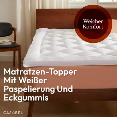 Produktbild von CASABEL Komfort-Mikrofaser-Topper, dick und weich, 800 g/m², 180x200cm