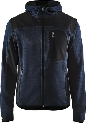 Produktbild von Blakläder® Strickjacke 4930 2117 in div. Farben, Farbe:dunkel marineblau/schwarz, Größe:L