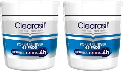 Produktbild von Clearasil Poren Reiniger Pads 2 x 65 Stück