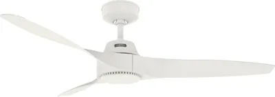 Produktbild von Energiespar Deckenventilator mit Fernbedienung Canberra Weiß 132 cm