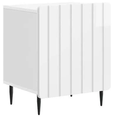 Obrázek produktu pro Noční skříňka Bílá s vysokým leskem 43 x 34,5 x 52 cm