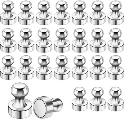 Zdjęcie produktu dla Silne mini-magnesy, 24 sztuki, neodymowe N52, 12 x 16 mm