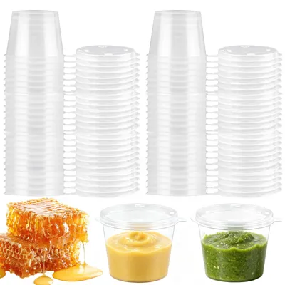 Plastikdosen mit Deckel, 50 Stück, 25 ml, 2,5 cm