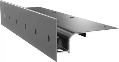Produktbild von Renoplast Aluminium Traufprofil W30 Belüftungsboden, Profil 200cm, Grau