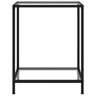 Immagine prodotto di vidaXL Tavolino da salotto trasparente 60x35x75 cm in vetro temperato