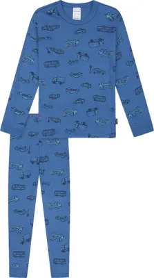 Immagine prodotto di Set di pigiami per bambini marca Schiesser, modello a maniche lunghe, taglie dalla 92 alla 140