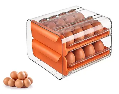 Produktbild von Stapelbare Kunststoff Eierlagerbox für den Kühlschrank