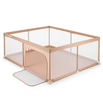 Zdjęcie produktu dla Duży Kojec dziecięcy łóżeczko Plac zabaw z podłogą Suchy basen 150x200 różowy Sun Baby