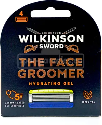 Produktbild von Wilkinson Hydro 5 The Face Groomer Rasierklingen, 4er Pack