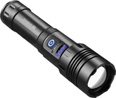 Obrázek produktu pro Sandberg Survivor 7in1 Torch Powerbank 5000, Ruční svítilna, Černá, Hliník, LED, 2 lamp, 200 lm