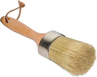 Obrázek produktu pro Štětec 2 v 1 na křídu a vosk, extra velký, s přírodními štětinami, ergonomická rukojeť, vhodný pro nábytek a dřevo