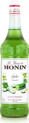 Produktbild von Monin Sirup Gurke 1L - Cocktails Milchshakes Kaffeesirup (1er Pack)
