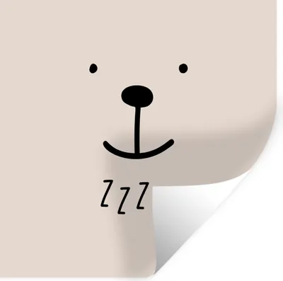 Produktbild von MuchoWow® Wandtattoo Wandsticker Wandaufkleber Baby - Schlaf - Zitate - Kinder - Jungen - Mädchen 30x30 cm Selbstklebend und Repositionierbar - Repositionierbar - Wasser abweisend