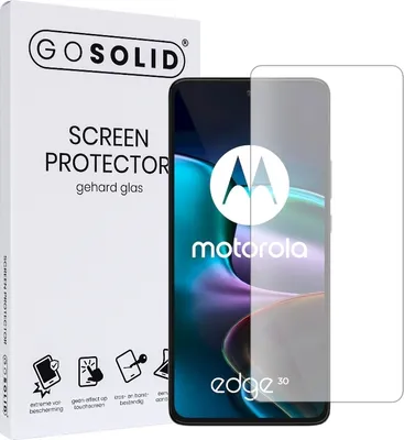 Produktbild von GO SOLID! Displayschutzfolie für Motorola Edge 30 aus gehärtetem Glas