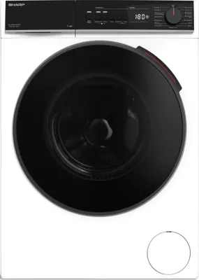 Produktbild von SHARP ES-WNFB214CWDA-DE Waschmaschine (12 kg, EEK A-20%, 1400 U/min.), (WiFi, Inverter Motor, Dampf, AquaStop), Weiß