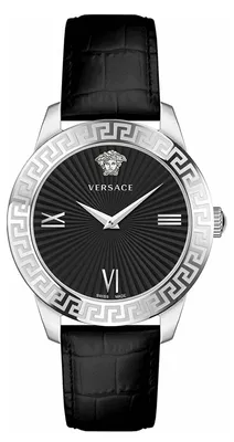 Produktbild von Versace Greca Signature Damenuhr gold rot
