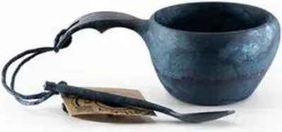 Produktbild von Kupilka 21 Classic Cup Becher mit Löffel, blau