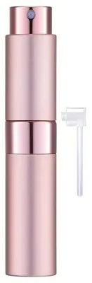 Produktbild von GKA Parfümzerstäuber 10 ml rosa Aluminium drehbar Taschenzerstäuber Parfüm Spray Flasche für unterwegs Tasche Reise mit Einfüller