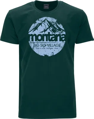 Produktbild von Übergrößen T-Shirt Sky Village Eisblau AHORN SPORTSWEAR bottle green 8XL