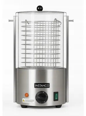 Produktbild von Instanco I-PAR.0 Hot-Dog-Würstchenwärmer 0,7 kW, Edelstahl, Hartglas, Temperatur bis 95 °C, 230 V