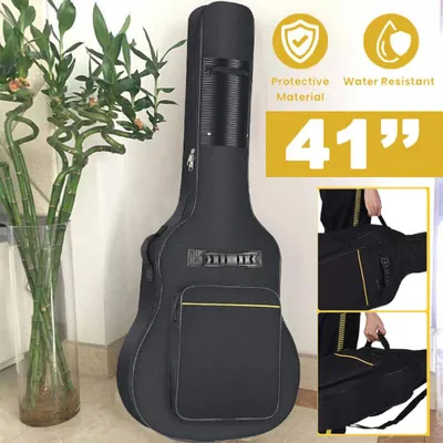 Produktbild von 41 Zoll Gitarrentasche Gitarrenkoffer Gitarrenrucksack Akustik Gitarrenabdeckung