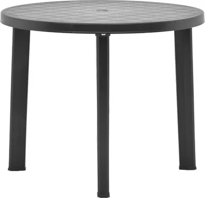 Obrázek produktu pro Zahradní stůl antracitový 89 cm plast