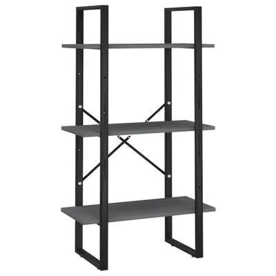 Produktbild von vidaXL Standregal Grau 60x30x105 cm Massivholz Kiefer