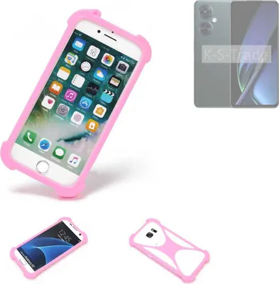 Produktbild von K-S-Trade Handy Hülle kompatibel mit Oppo K11x Schutz Hülle Bumper Silikon Schutz Hülle Cover Case Silikoncase Silikonbumper TPU Softcase