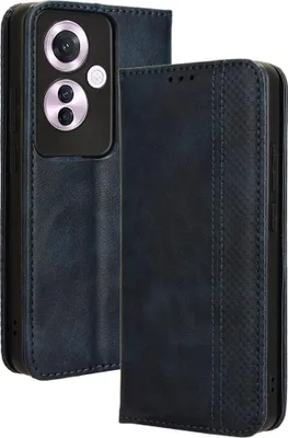 Produktbild von OPPO Reno11 F 5G Hülle - Coverup Vintage Style Klapphülle - Blau