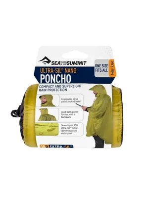 Obrázok produktu pre Sea To Summit Ultra-Sil Nano Poncho 15D Outdoorová bunda Lime
