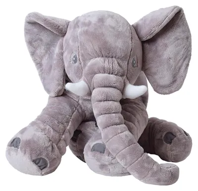 Produktbild von TE-Trend Elefant Kuscheltier Plüschtier Plüschelefant 68 cm grau