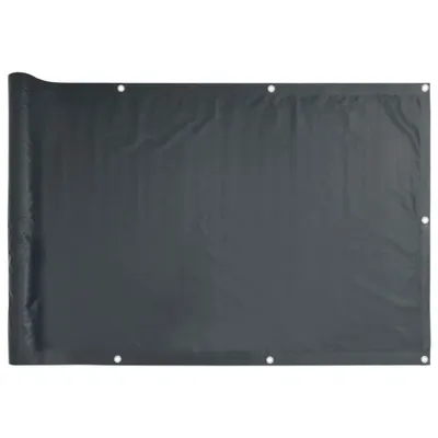 Zdjęcie produktu dla Osłona balkonowa, antracytowa, 400x120 cm, PVC