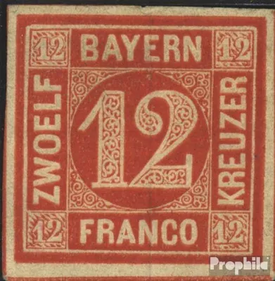 Produktbild von Briefmarken Bayern 1849 Mi 6 Pracht gestempelt Ziffer im Kreis