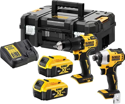 Zdjęcie produktu dla DCK2062M2T-QW Zestaw narzędzi akumulatorowych Combo Li-Ion 18V/2 x 4,0Ah, DCD709 + DCF809 DeWalt