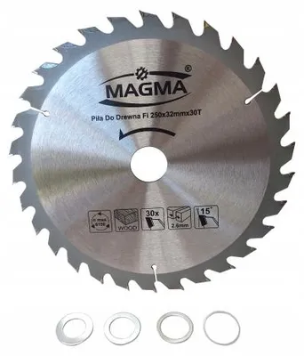 Produktbild von Magma Kreissägeblatt für Holz 250mm 30 Zähne