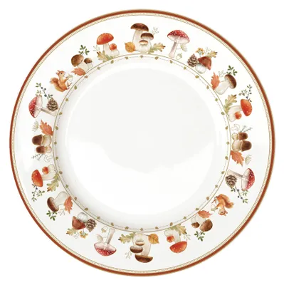 Produktbild von Speiseteller AUTUMN BREEZE Herbst Eichhörnchen D. 26cm Porzellan Easy Life