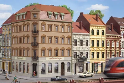 Obrázek produktu pro Auhagen 11447 H0 Rohový dům Schmidtstraße 10