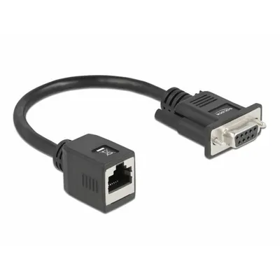 Produktbild von Delock Seriell RS-232/422/485 Adapter DB9 Buchse zu RJ45 Buchse