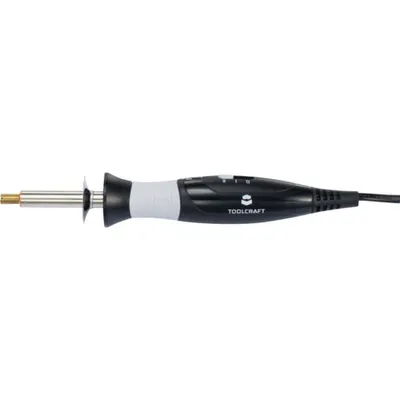 A product shot of a soldering iron on a white background.