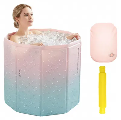 Immagine prodotto di Vasca da bagno pieghevole per adulti - Ideale per spa e bagni di ghiaccio, 70x65 cm