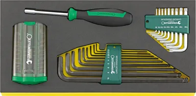 Produktbild von Stahlwille Winkelschraubendreher i.TCS Nr.TCS 1201/4000/10766/38 1/3-Teilung 38tlg.
