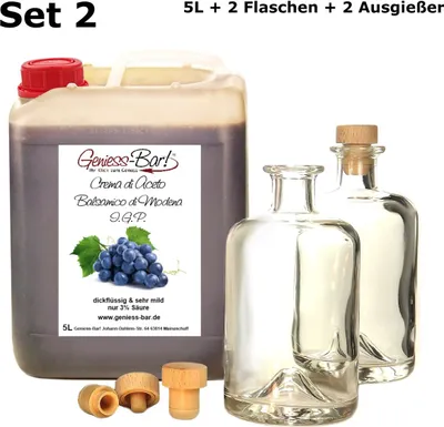 Produktbild von Crema di Aceto Balsamico di Modena IGP dickflüssig & mild 3% Säure 5L