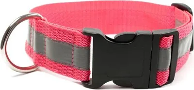 Produktbild von Mystique® Signalhalsband mit Klickverschluss 40mm neonpink 40-50cm