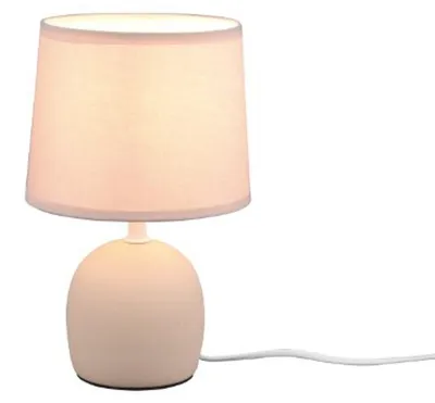 Immagine prodotto di Lampada da tavolo MALU beige 1xE14x40W Vetroceramica / gesso dimensioni: 26x16x16 cm IP20 RL