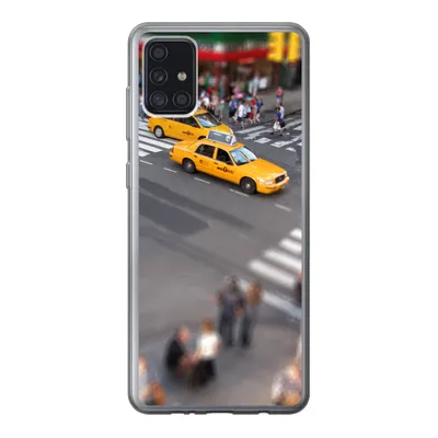 Produktbild von MuchoWow® Handyhülle Schutzhülle Hülle für Samsung Galaxy A52 5G New York - Amerika - Taxi Silikon Softcase Handy Hülle - Umschlag